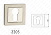 Rosette carrée de poignée de porte en aluminium d'alliage de zinc de Zamak (ZE05)