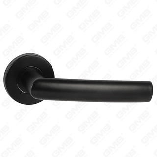 Conception de style moderne de couleur noire de haute qualité # 304 Poignée de porte en acier inoxydable Poignée de levier rose (GB03-138)